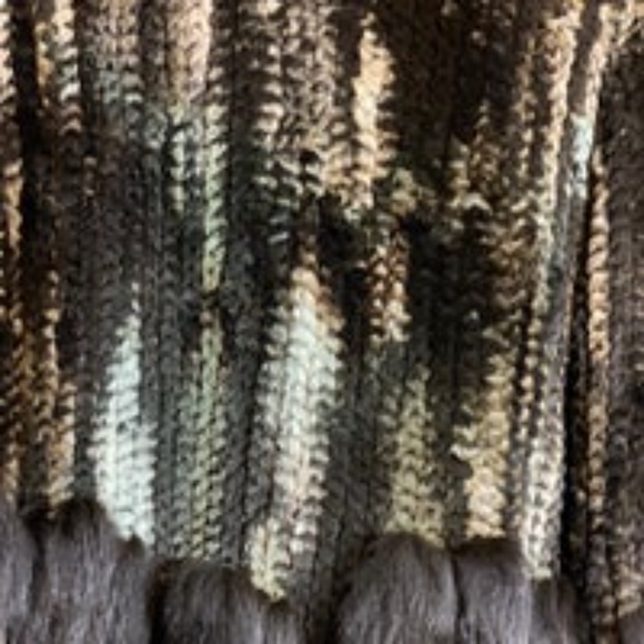 Alberto Makali Real Rabbit and Fox Fur Coat - Picture 6 of 11
